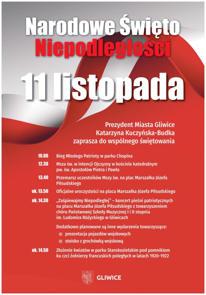 Plakat obchodów z okazji 11 listopada. 