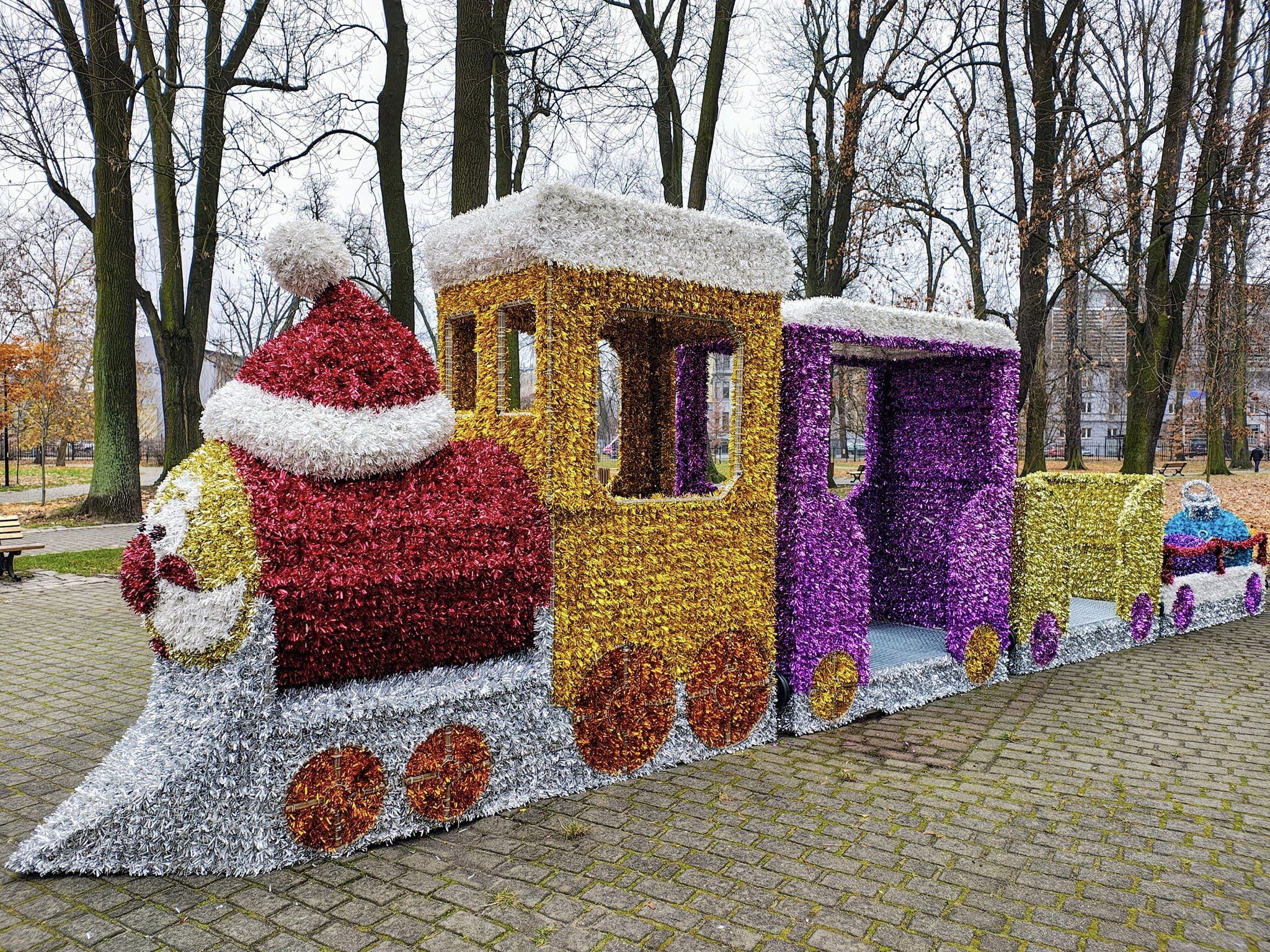Pociąg zawitał do stacji park Chopina