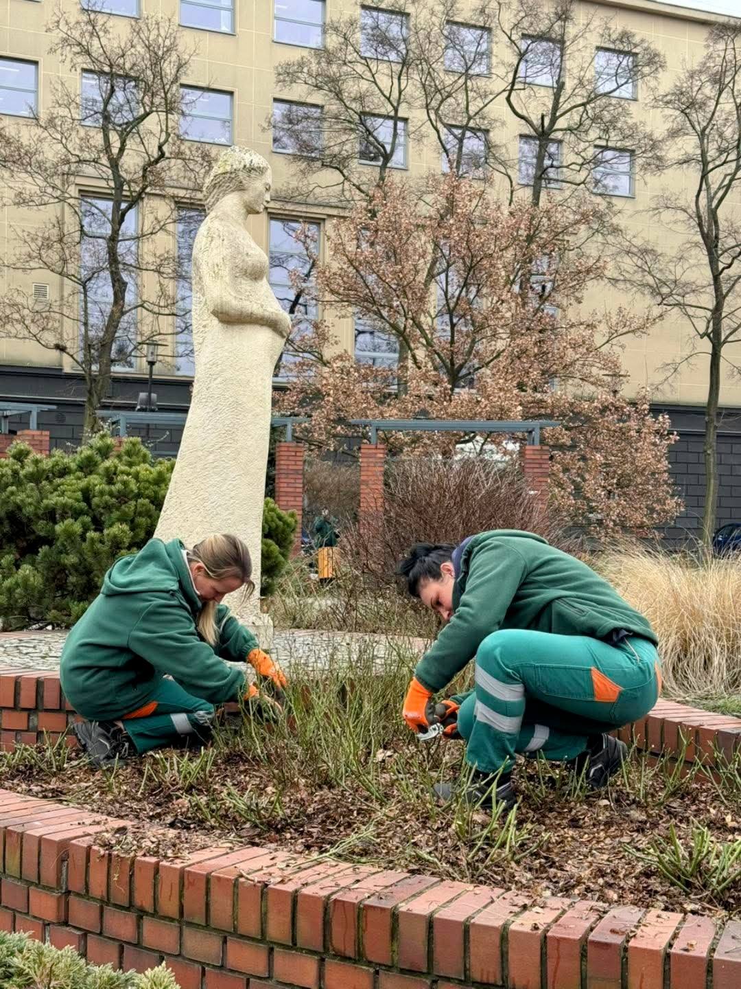 Wiosenne prace porządkowe w mieście