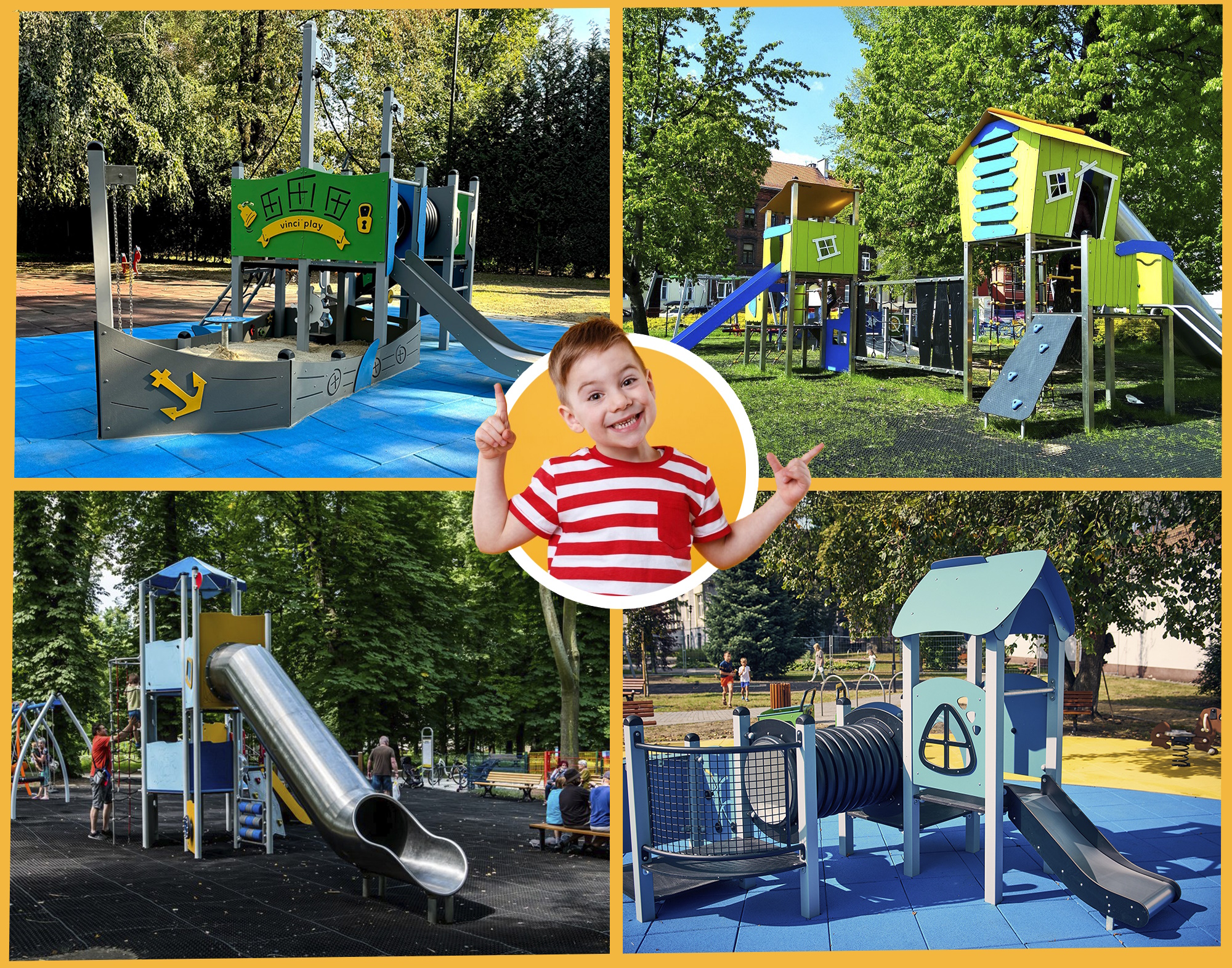 Cztery gliwickie place zabaw zyskają nowe oblicze