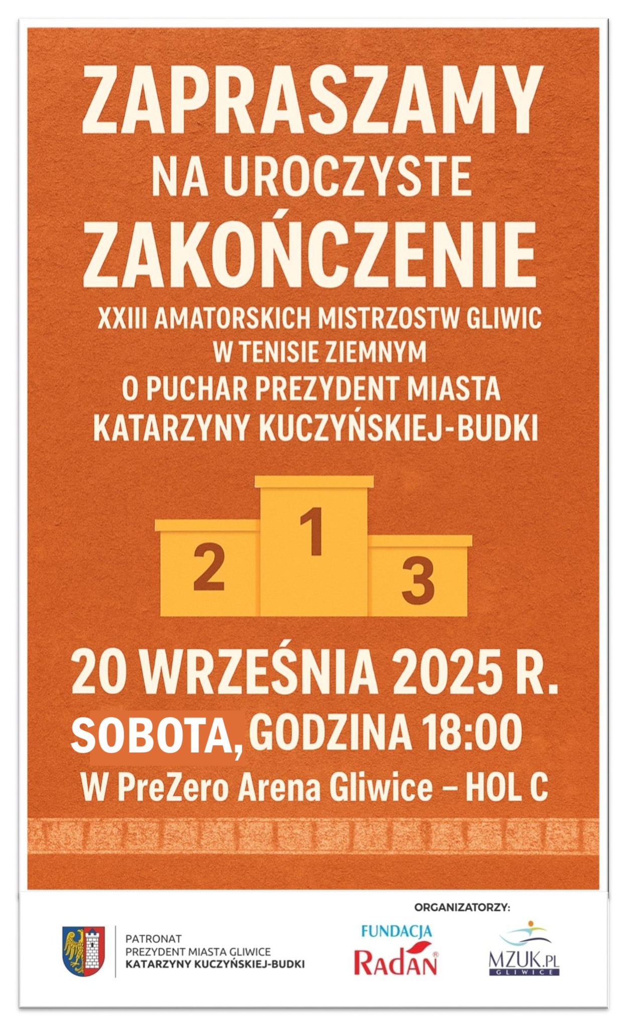 XXIII Amatorskie Mistrzostwa Gliwic w Tenisie Ziemnym dobiegły końca!