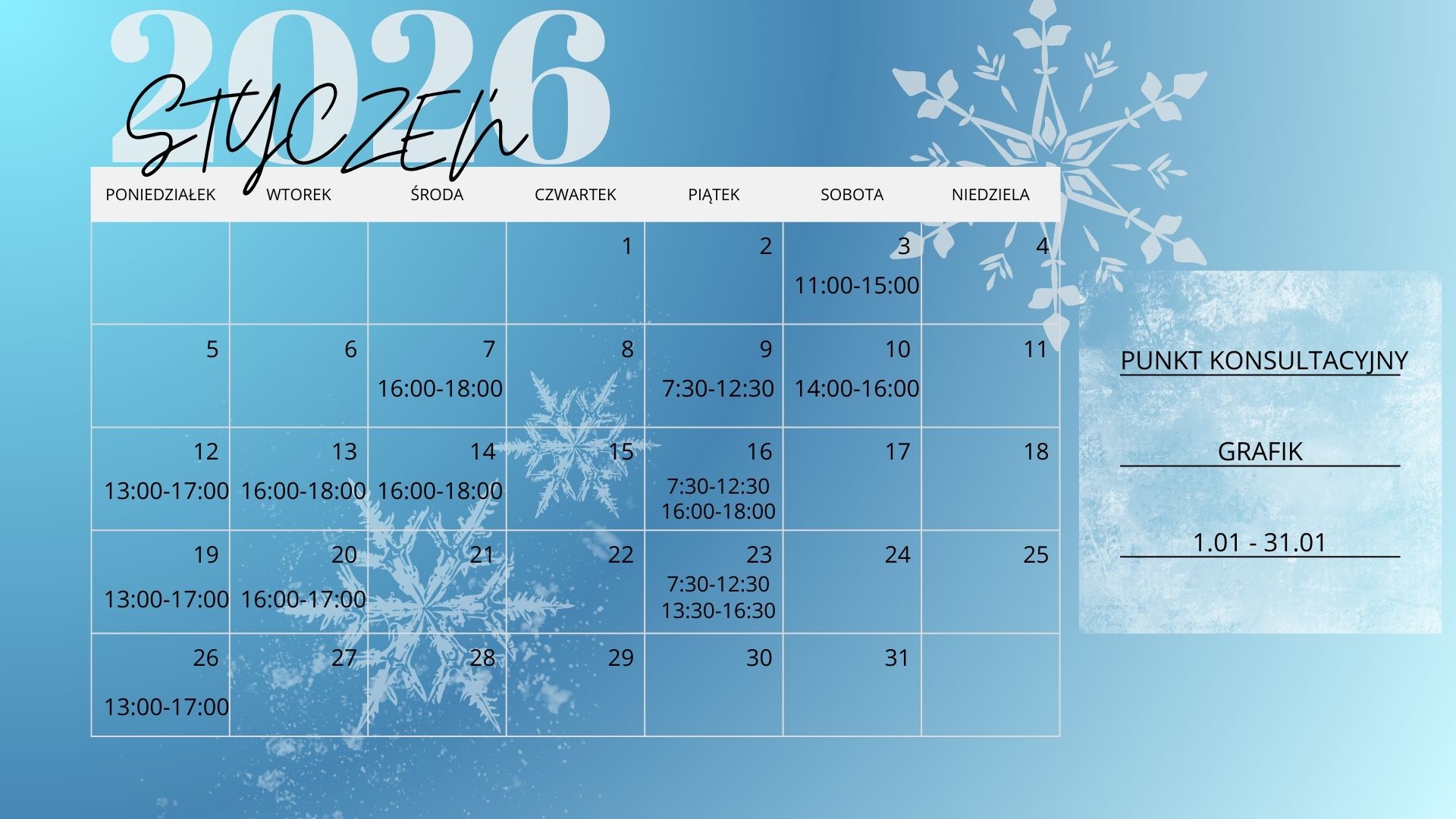 Kolejny miesiąc punktu konsultacyjnego