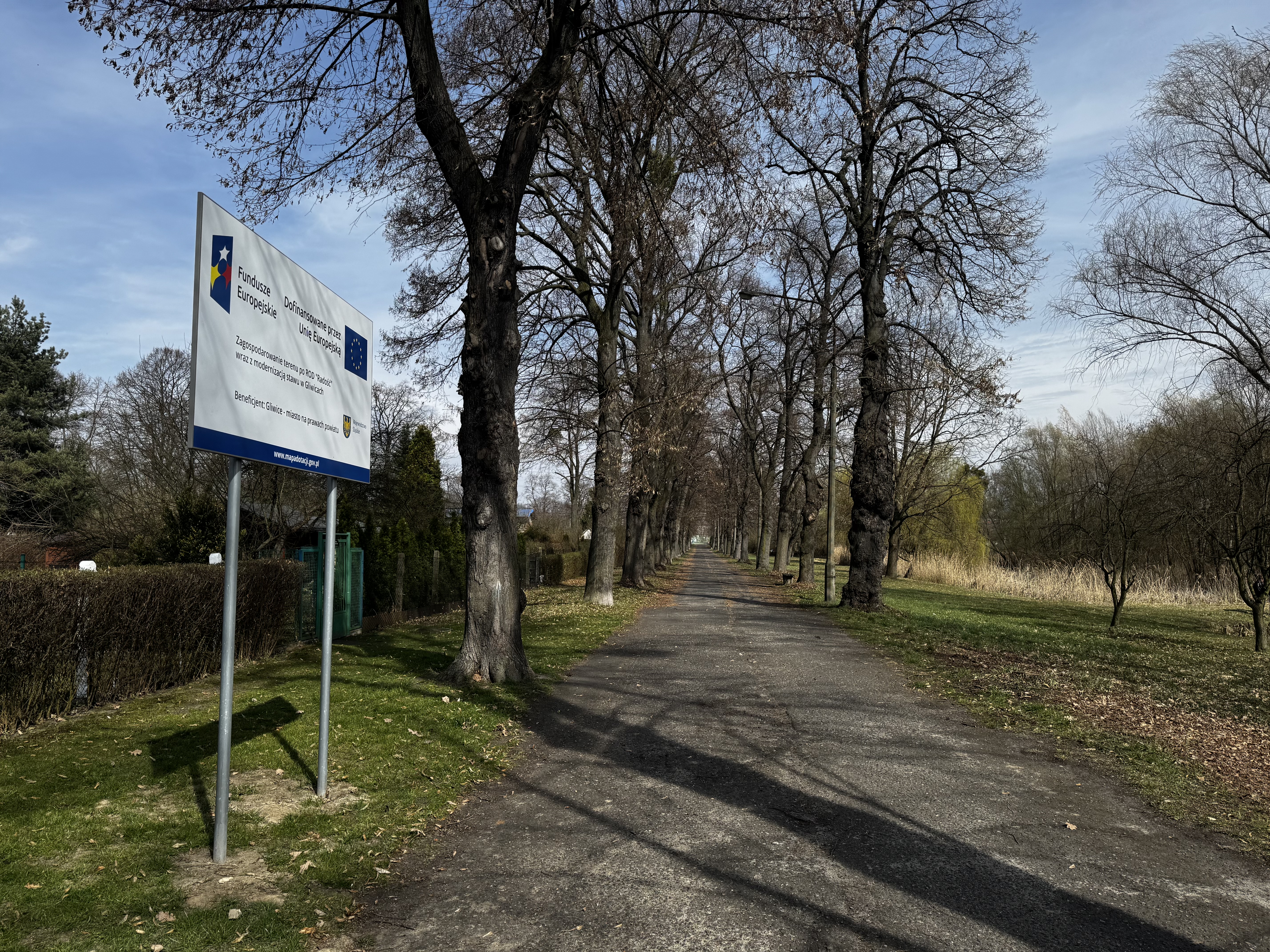 Zagospodarowanie terenu po ROD „Radość” wraz z modernizacją stawu w Gliwicach