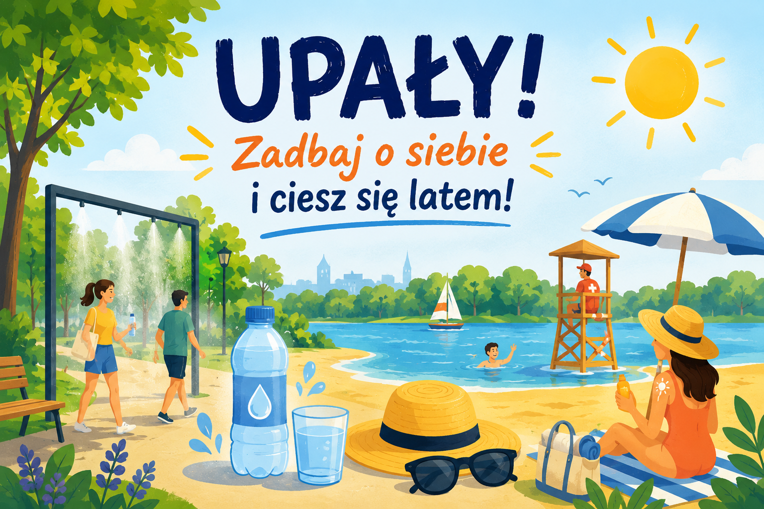 Pamiętajmy o bezpieczeństwie podczas upałów!
